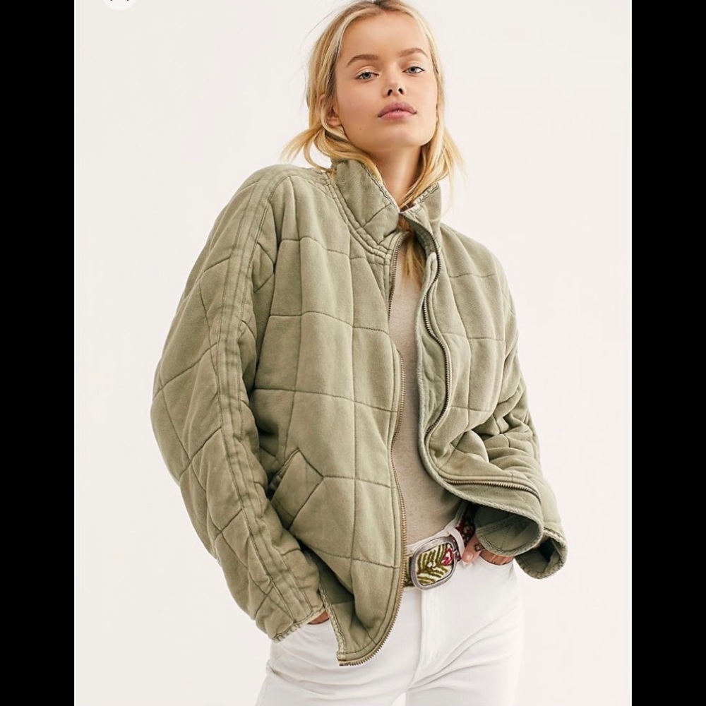 Free People Dolman Quilted Jacket